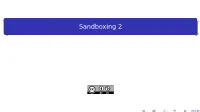 Sandboxing 2 Change Root: Chroot()