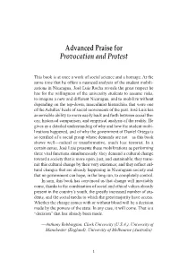 Advanced Praise for Provocation and Protest
