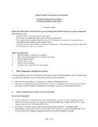 Download Leaflet View the Patient Leaflet in PDF Format