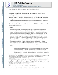 Accurate Annotation of Human Protein-Coding Small Open Reading Frames