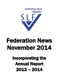 Federation News November 2014