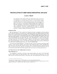 The Evolution of Deep Space Navigation: 2004-2006*