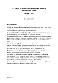 The Natural Environment Evidence Report