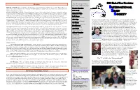 2012 ISS Newsletter