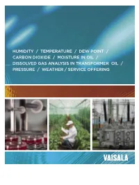 Humidity / Temperature / Dew Point / Carbon