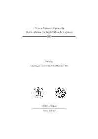 Kiraz 2013 Textual Sources and Editorial Policies