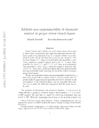 Additive Non-Approximability of Chromatic Number in Proper Minor