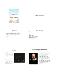 Chapter 3 Projects Test Monday Gravity