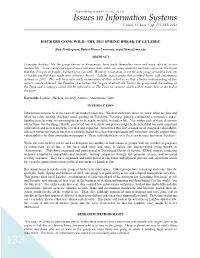 Sample Iis Publication Page