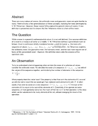 Abstract the Question an Observation