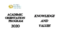 Knowledge and Values