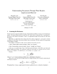 Understanding Documents Through Their Readers Supplemental Material