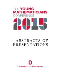 2015 YMC Abstracts [Pdf]
