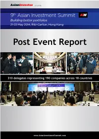 Post Event Report