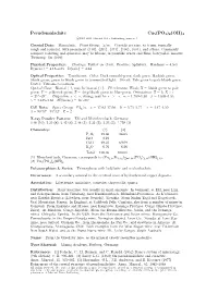 Pseudomalachite Cu5(PO4)2(OH)4 C 2001-2005 Mineral Data Publishing, Version 1