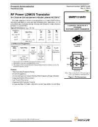 RF Power LDMOS Transistor