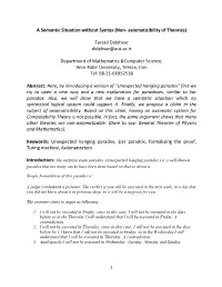 A Semantic Situation Without Syntax (Non- Axiomatizibility of Theories)