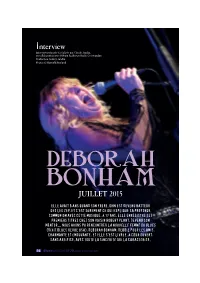 Interview JUILLET 2015