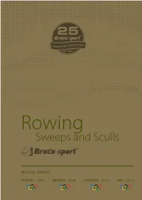 Sweeps and Sculls