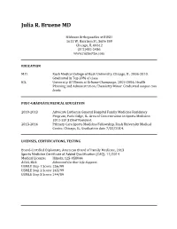 Julia R. Bruene MD