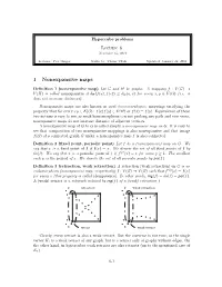 Lecture 6 1 Nonexpansive Maps