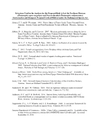Literature Used in the Analysis for The