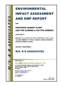 EIA Report Iv Surface Water Quality of Nearby River (60M Upstream and Refer Section 3.7 on Page No