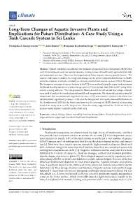 Long-Term Changes of Aquatic Invasive Plants and Implications for Future Distribution: a Case Study Using a Tank Cascade System in Sri Lanka