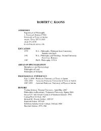 Robert C. Koons