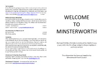 Welcome to Minsterworth Leaflet