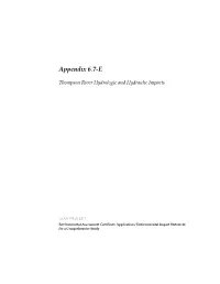 Appendix 6.7-E