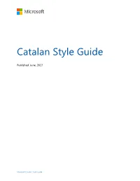 Catalan Style Guide