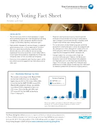 Proxy Voting Fact Sheet PV-V3N3 | JULY 2014