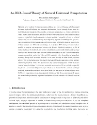 An Rnabased Theory of Natural Universal Computation