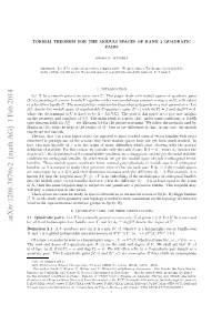 TORELLI THEOREM for the MODULI SPACES of RANK 2 QUADRATIC PAIRS 3 Determinant in the Usual Way