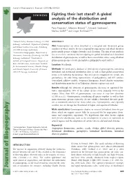 A Global Analysis of the Distribution and Conservation Status Of