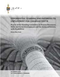 Experiential Learning and Pathways to Employment