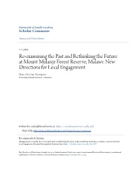 Re-Examining the Past and Rethinking The