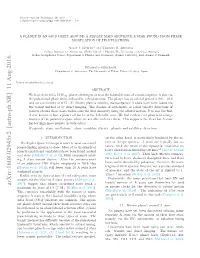 A Planet in an 840-D Orbit Around a Kepler Main-Sequence a Star Found