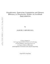 Arxiv:2108.10808V1 [Cs.LG] 24 Aug 2021 the Degree of Master of Philosophy in the Department of Electronic and Computer Engineering