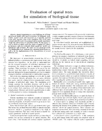 Evaluation of Spatial Trees for Simulation of Biological Tissue