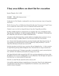 5 Bay Area Killers on Short List for Execution