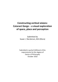 Cataract Gorge – a Visual Exploration of Space, Place and Perception