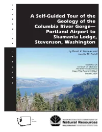 OFR 2004-7, a Self-Guided Tour of the Geology of the Columbia River