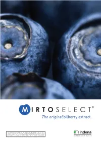 The Original Bilberry Extract