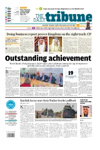 Doing Business Report Proves Kingdom on the Right Track: CP