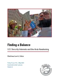 Finding a Balance U.S