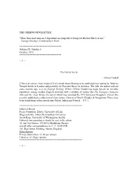 The Gissing Newsletter