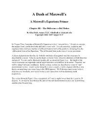 Maxwell=S Primer