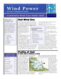 RERL Case Study, Hull Wind One.Pub